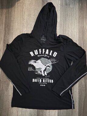 Buffalo David Bitton t-shirt hoodie with eagle